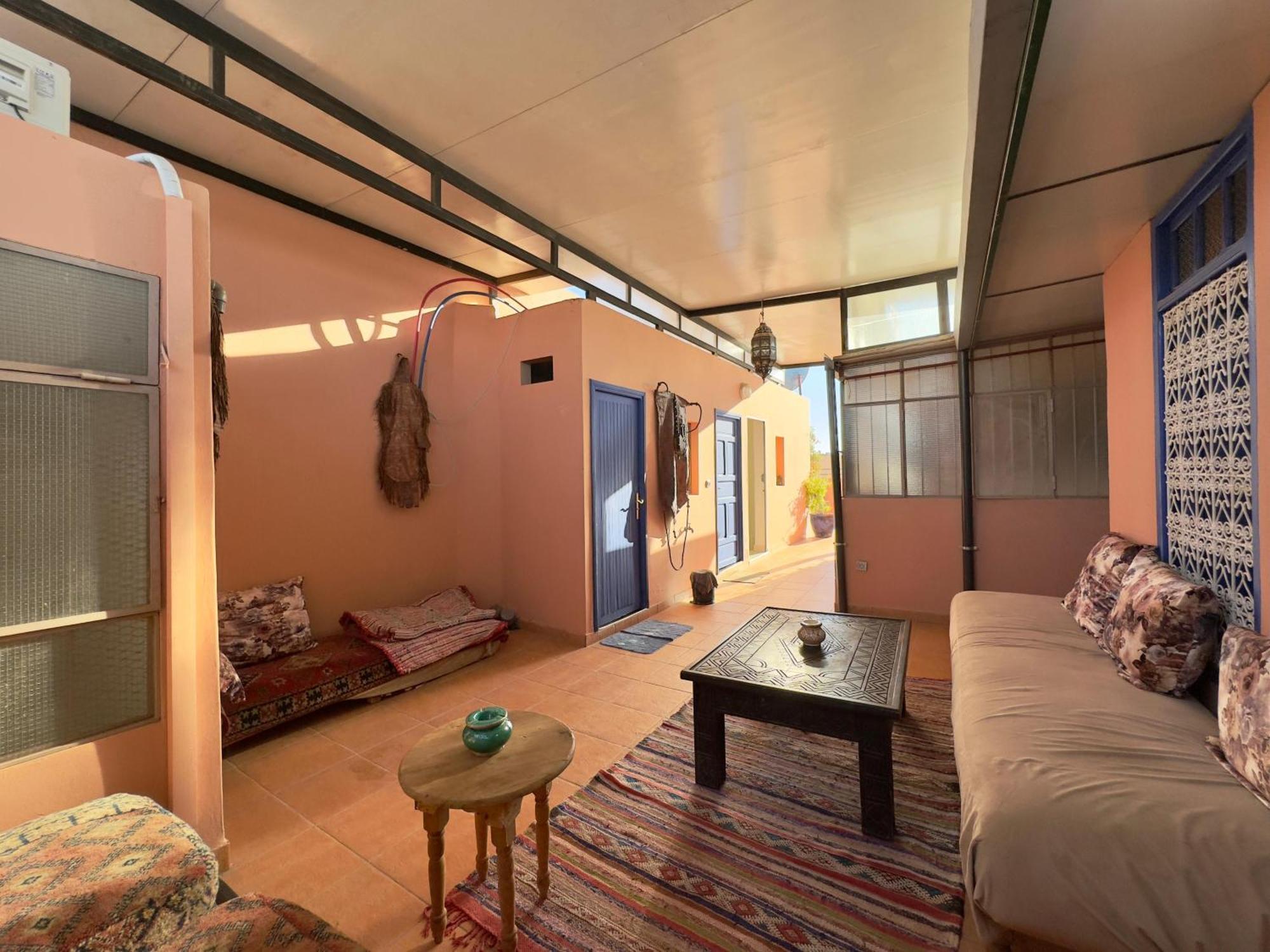 Riad La Rose Des Sables Marrakesh Exteriör bild