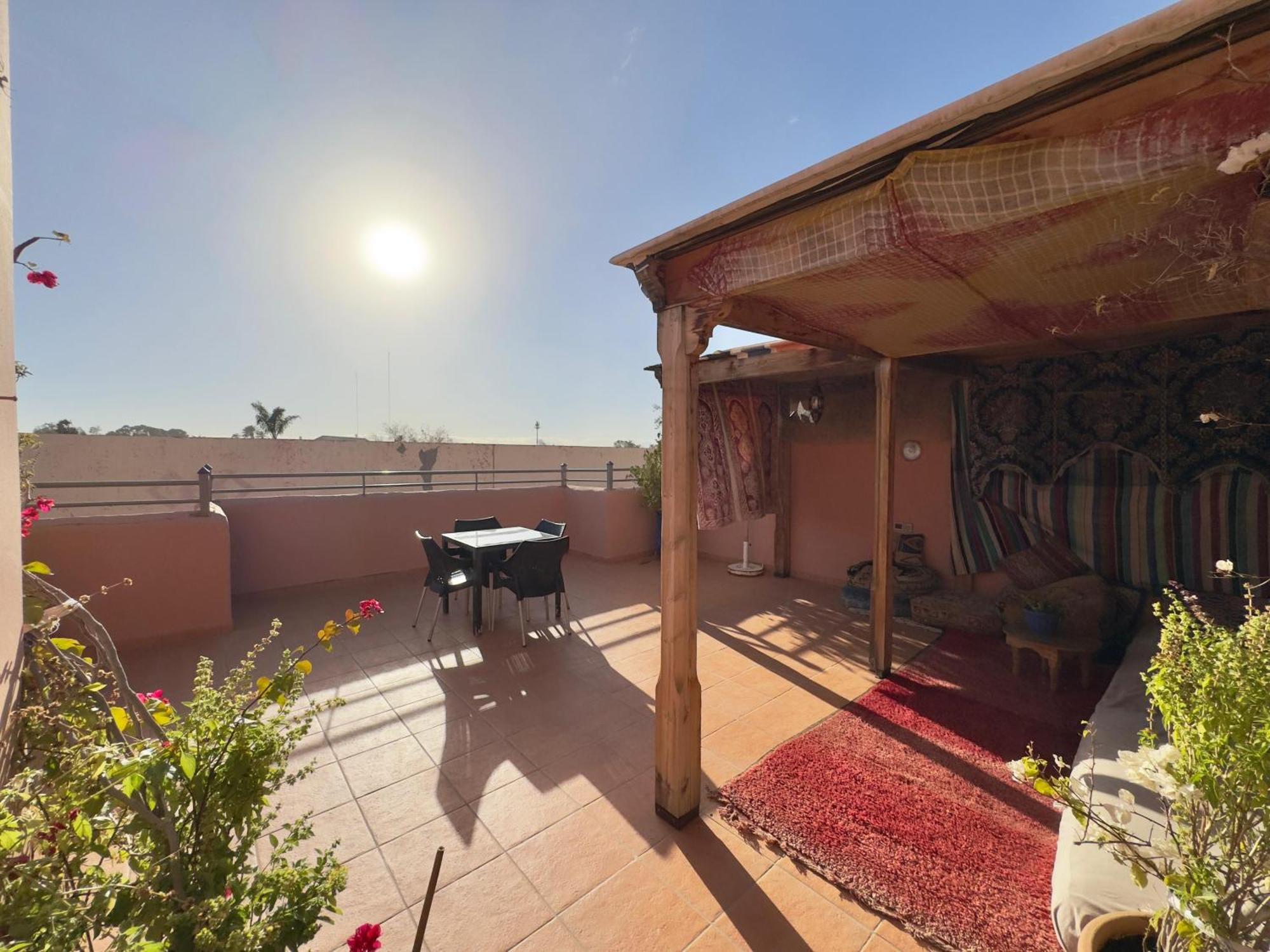 Riad La Rose Des Sables Marrakesh Exteriör bild