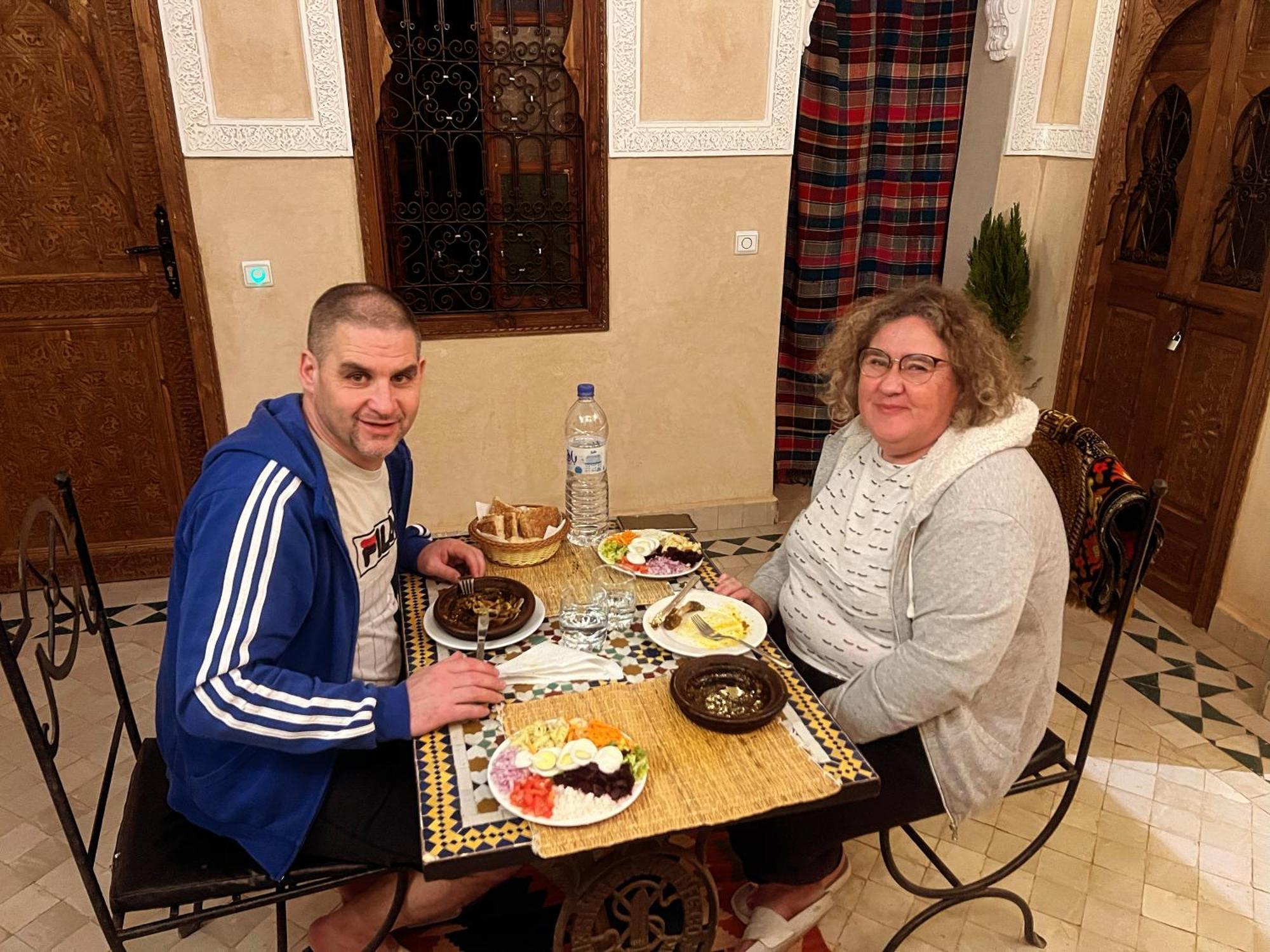 Riad La Rose Des Sables Marrakesh Exteriör bild