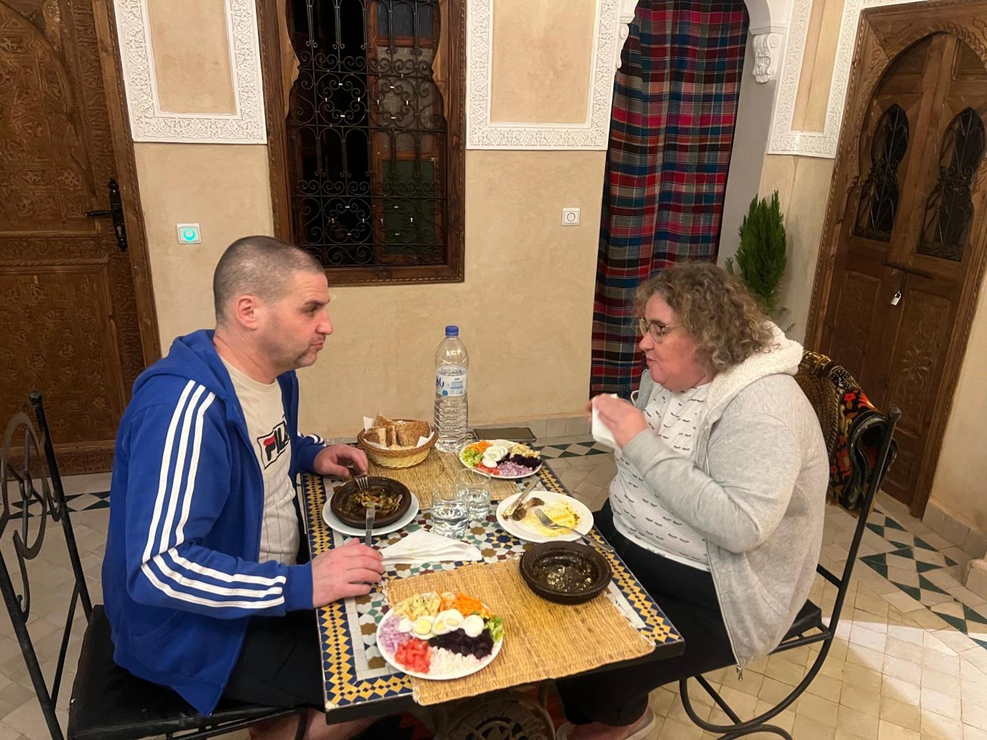 Riad La Rose Des Sables Marrakesh Exteriör bild